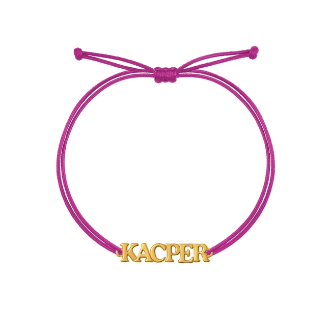 Bransoletka z imieniem KACPER